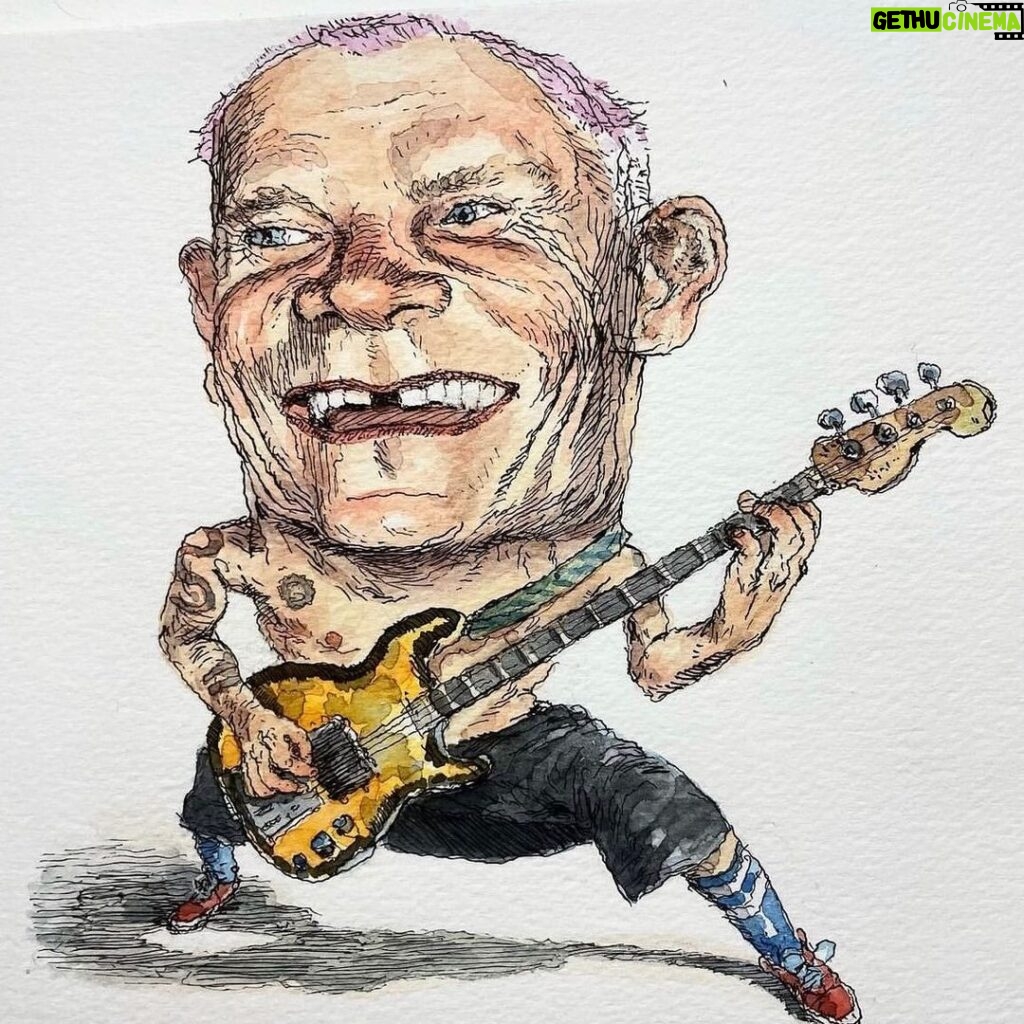 Flea Instagram - @johncuneo3 drew me! Elated! I admire him very much.