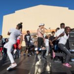 Flea Instagram - After three years of patience, work and love, we opened a new playground at Nickerson Gardens. We celebrated with food and music a few days ago! man what a day. My heart so full, once again i learned that if you have a good idea, give it all you got. Thank you to Jay Rock @jayrock from throwing down with the red hots. Thank you deeply to Edwin Schlossberg and his team, who from the jump, never hesitated in designing the whole thing for no fee. To Marc Benioff for his wildly generous donation, and to the Kao Family Foundation for its one as well. To all the other donors, Emmanuel Roman and all my friends who ponied up. To Kevin Hunt who's idea gave it birth. To Donny Joubert who's day to day patience, persistence and love for his community made it happen. To HACLA, to all my friends there, and most of all, all the residents of Nickerson Gardens without who's love it never would have happened. I love you all.