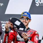 Francesco Bagnaia Instagram - We scored a crazy header goal 🤙🏻🍿 #Go1Free Phillip Island Grand Prix Circuit