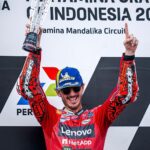 Francesco Bagnaia Instagram - After the crash in Barcelona we went through a difficult moment and only my people knew how I really felt, I am really proud and lucky to have them. This victory is for us. Today I only had one chance: to try to be the best version of me. Terima Kasih Mandalika ❤️‍🔥 You gave me one of the most beautiful moments of the year. #Go1Free Mandalika International Street Circuit