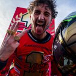Francesco Bagnaia Instagram - 📆 DEC 22 on @ducati’s YouTube! 🎥 Get ready to join us on an exhilarating journey behind the scenes of a nail-biting #ValenciaGP and relive the moments that defined @pecco63’s path to his second MotoGP World Title! 🏆 Stay tuned! #ForzaDucati #BACK2BACKgnaia #DucatiLenovoTeam #BehindTheScenes