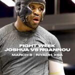 Francis Ngannou Instagram - Fight Week is here ☝🏿 no stone unturned #JoshuaNgannou | Friday, March 8 Riyadh, Saudi Arabia