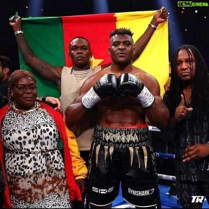 Francis Ngannou Instagram - It was more than a fight and we clearly won everything 🏆 🥇 Thank you all 🙌🏾 ❤️ #thebaddest