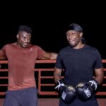 Francis Ngannou Instagram - I let @dadju punch me and he believes that he's the man for the job, stick in music bro, it's dangerous out here 🤣