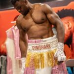 Francis Ngannou Instagram - Enjoy the show ☝🏿 #JoshuaNgannou Riyadh, Saudi Arabia
