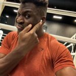 Francis Ngannou Instagram - me and @gymshark found your missing earphone @anthonyjoshua 👀 (swipe to see) Riyadh, Saudi Arabia