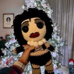 Frankie Grande Instagram – My husband nailed Christmas! He crocheted 🧶 me this Frank-N-Furter doll from scratch in 15 hours. I love you so much @halegrande! You’re my match in every way. #merrychristmas ❤️🎄