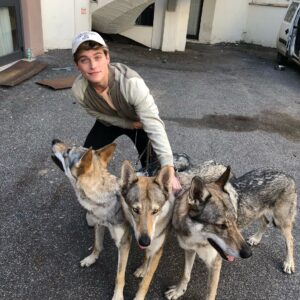 Froy Gutierrez Instagram - i made friends with some very good boys this weekend. ➖🐺➖