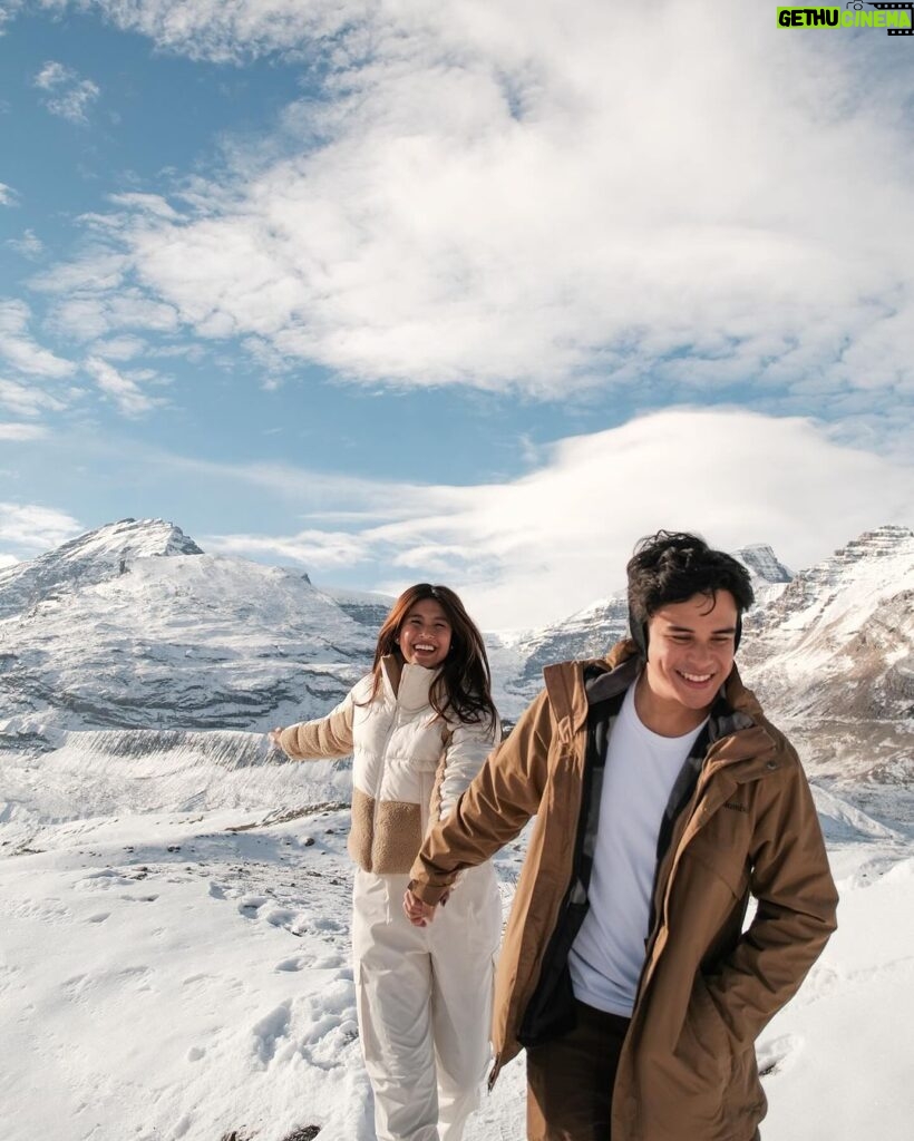 Gabbi Garcia Instagram - Merry Christmas from us! ☃️❄️ sending you smiles, hugs, and happiness on this very special day!! 🥰 Athabasca Glacier