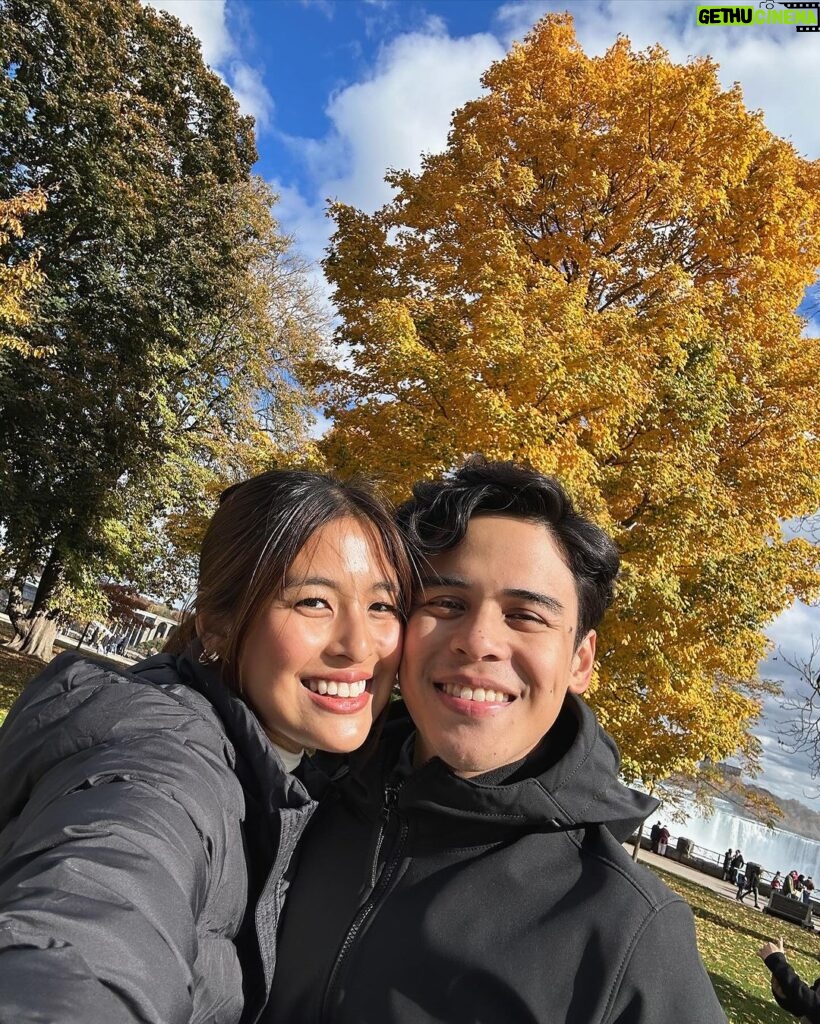 Gabbi Garcia Instagram - autumn leaves 🍁 Toronto Ontario Canada