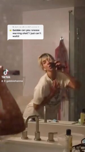 Gabbie Hanna Instagram - 7.3.21 - police did a wellness check tonight, i was just dancing to my music in the bathroom