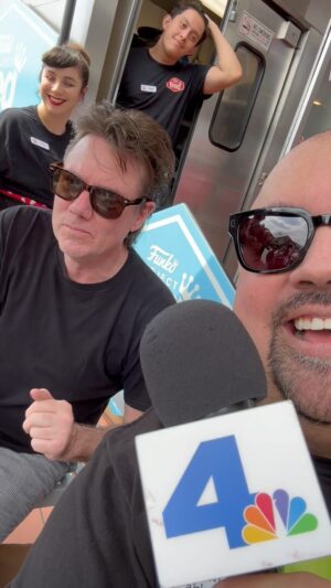 Gabriel Iglesias Instagram - What a day in Burbank 😁 Always a good time doing a FUNKO event w/ the @originalfunko family. #BigBoy #ProjectFred #GabrielIglesias