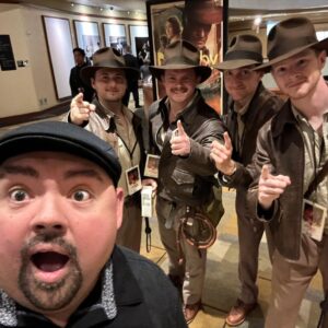 Gabriel Iglesias Instagram - Had a great time at the world premiere of “Indiana Jones and the dial of destiny”. Been watching these movies since I was a kid 😊
