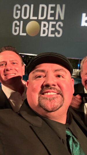 Gabriel Iglesias Instagram - Thank u to the Golden Globes for letting George Lopez and Fluffy shine together in front of millions. This moment was bigger than u know 😁