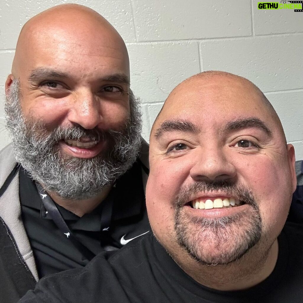 Gabriel Iglesias Instagram - Caught up with an old friend last night. This is Ryan my former long time tour manager. For over decade we lived on a bus touring the country like a family. I hope he never writes a book 😜 Thank u for everything u did to make the tour happen for all those years. I love u Ryan!