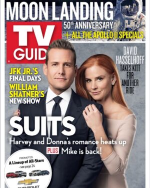 Gabriel Macht Instagram - So we are shooting our last season of @suits_usa_official... @tvguidemagazine and  @damienholbrook threw some love our way to support the season premiere July 17th...here’s a preview before it hits stands this week. #williamshatner #davidhasselhoff #nextcareerformesinger #tvguidecover #suits
