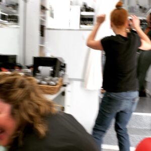 Gabriel Macht Instagram - #bts #suits @iamsarahgrafferty @rickehoffman #gotsomemoves