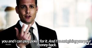 Gabriel Macht Instagram - Who’s up for a game of Poker? Harvey is...Tonight on @suits_usa #watchsuitswednesday #tuxedo #poker #spoiler #harveywins #obviously