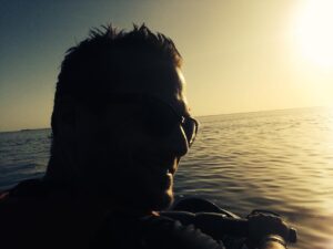 Gabriel Macht Instagram - The sea makes me smile but the little girl behind me holding on makes my heart glow...#fbf #floridakeys #nofilter #jetskiing with my #daughter