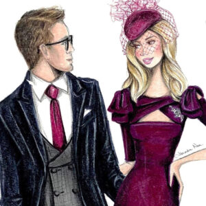 Gabriel Macht Instagram - Last Saturday in Windsor. #fbf what a sketch @alexandra_nea #jacindabarrett #sketches #royal #wedding