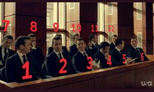 Gabriel Macht Instagram - There were 12 of them in episode 903. How many Harvey’s are playing tonight on episode 907? @suits_usa #4moreepstogo