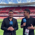 Gabriel Montiel Instagram - Desde el Emirates Stadium, @rodrigo_lara_ y @werevertumorro ya se encuentran a nivel de cancha para traerte la información del @arsenal 🆚 @manchesterunited 🔥👌 #LaPremierEnParamount solo por #ParamountPlus