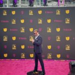 Gabriel Soto Instagram - @premiolonuestro 🏆🏆🏆💫💫💫😎😎😎 #styledbybompani @enricobompani Hair: @carlosemiliopics Accessories: @jacobandco @danyfrst 🔝 Miami, Florida