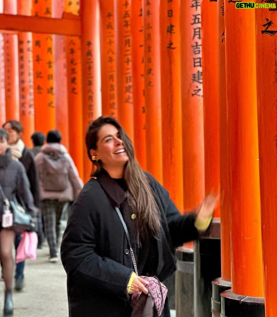 Galilea Montijo Instagram - ❤️🇯🇵 #fushimiinarishrine #kyoto #japon Fushimi Inari Shrine, Kyoto