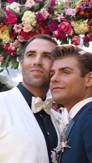 Garrett Clayton Instagram - Happy anniversary @hrhblakeknight !!! 12 years ago we met and two years ago today we got married. I love you, my darling. I always say I dreamed to meet someone like my great grandparents did. They met when they were 17 and lived their lives together till they were 80. I didn’t expect that when we met when I was 19, you 23, that it would happen. And I’ve been grateful for you ever since. You make my life feel so full in every way. I’ll always feel like the waiter who met the handsome assistant, chasing our dreams together. I love you and happy anniversary ♥️

🎥: @blake_eiermann