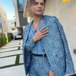 Garrett Clayton Instagram - Thank you for inviting us to a Fabulous opening night @outfest. It was an inspiring evening and I’m proud to be in this community with you. Styled by : @allzedetails Suit: @zadigvoltaire Shoes: @jessicasimpsonstyle Jewelry: @icelinkofficial @swarovski