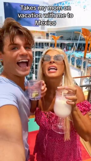 Garrett Clayton Instagram - Any fun plans this summer?! ☀️ So glad I got to take my mom on this trip with me. @michelleface1