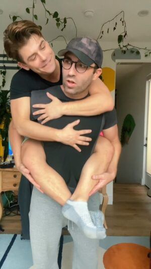Garrett Clayton Instagram - An audio that perfectly describes Blake an I lol. Also, this video really shows how much shorter I am then him 😂🙌