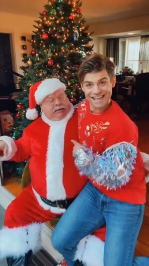 Garrett Clayton Instagram - Merry christmas! What did you wish for?!🎄😝 my favorite christmas video to post 😂
