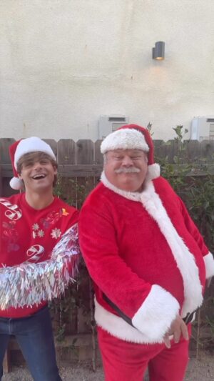 Garrett Clayton Instagram - PSA: don’t touch Santa’s cookies or his holiday bestie @garrettclayton1 will roll up #happyholidays