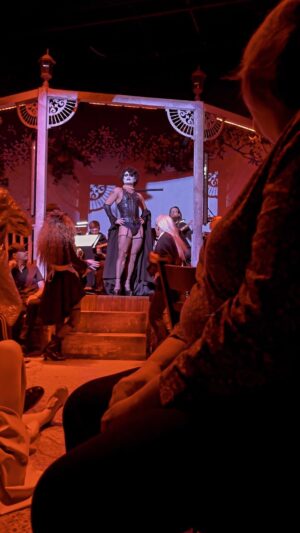 Garrett Clayton Instagram - As requested, I was able to get a nice snippet of Sweet Transvestite. Thank you to y’all asking because I’ll be happy to look back and see little clips like this ♥️♥️♥️ hope everyone had a brilliant Halloween!