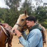 Gavin Leatherwood Instagram - in my horse girl era 🦄 thank u @jessicabelkin 🫶🏻