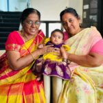 Gayathri Yuvraaj Instagram - Three generation in one frame 😍❤️🦋🧿 @ilandhalir