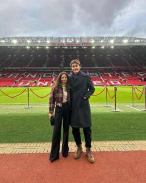 George Russell Instagram - Amazing atmosphere at Old Trafford today @manchesterunited. ⚽️ Great to be here with INEOS.