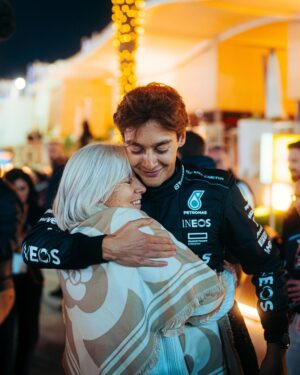 George Russell Instagram - Always by my side. Love you, Mum 💙
