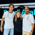 George Russell Instagram – Allez Doriane ⚡️🚀 Good luck ahead of your @f1academy debut in Jeddah 

We’re all supporting you ❤️ Jeddah Corniche