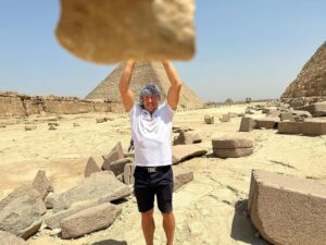 Georges St-Pierre Instagram - How the hell did the ancients build this??? 
I am very impressed with their performance.😁