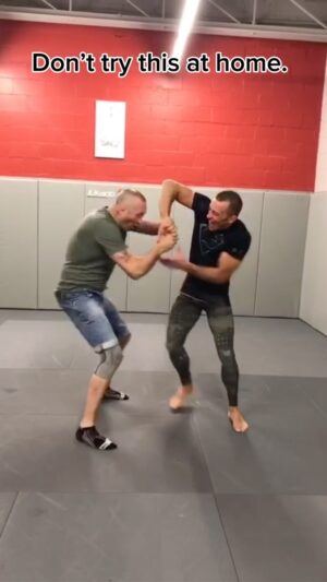 Georges St-Pierre Instagram - Throwback to when my crazy Sensei showed me his nasty self-defense wrist locks . 😂😂😂