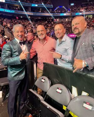 Georges St-Pierre Instagram - My favorite part about going to a UFC event is always meeting the different legends who have inspired me and made the sport what it is today.
