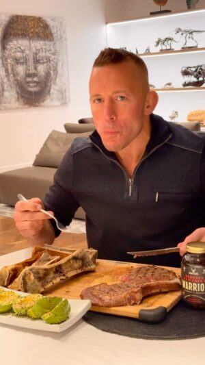 Georges St-Pierre Instagram - Do you think I deserve a desert???