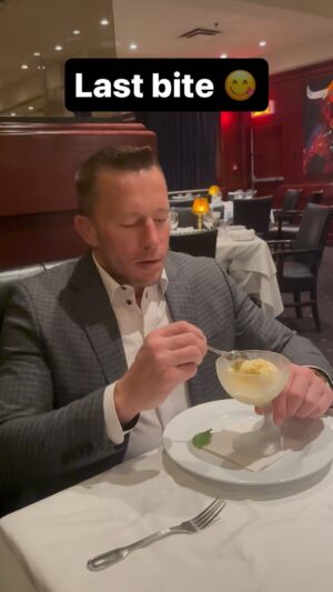 Georges St-Pierre Instagram - Last bite before I start my 4 days water fast. I won’t eat anything until Wednesday evening.