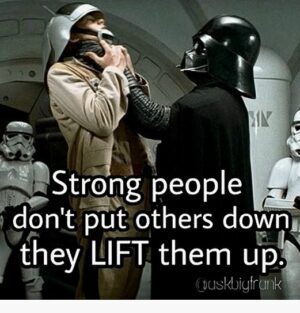Georges St-Pierre Instagram - Strong people don’t put others down, they lift them up.