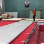 Georges St-Pierre Instagram - A look back at one of the scariest stunts I used to do in training. I don’t think I will ever try to do it again. 😱Double Tuck Flip.