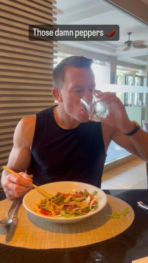 Georges St-Pierre Instagram - I’m going to remember that the definition of spicy is not the same where I come from as the one in 🇹🇭… lol. 🥵