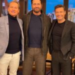 Gerard Butler Instagram - Had a blast this morning with @ryanseacrest and @carsonkressley chatting #PlaneMovie on @livekellyandryan! ✈️