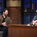 Gerard Butler Instagram - Always a laugh at @latenightseth! Catch me on the show tonight sharing stories about #PlaneMovie, it’s going to be a great time.  Photos: Lloyd Bishop/NBC